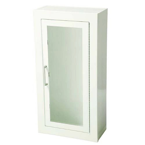 Steel Surface Mount Full Glass Door Fire Extinguisher Cabinet