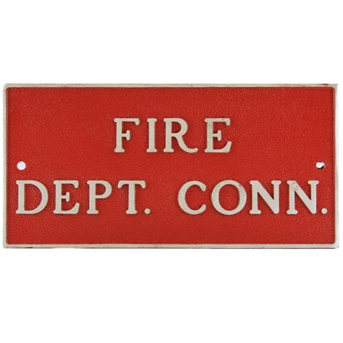 Fire Department Connection Sign