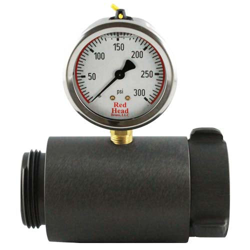 Aluminum 1 1/2" NH Threaded Line Gauge