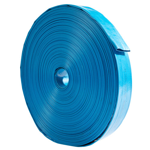 Blue 3" x 300' Lightweight Uncoupled Discharge Hose