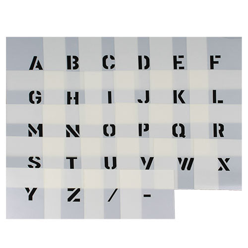 Mylar Letter and Number Stencil Sets