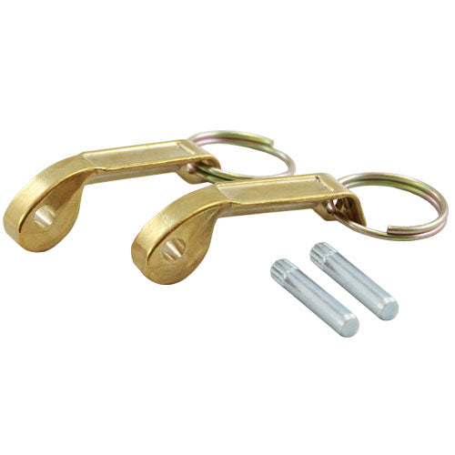 Brass 3" - 5" Female Cam & Groove Replacement Arms (2-Pack)