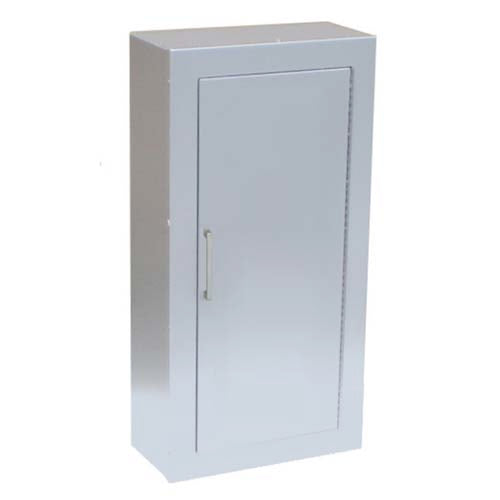 Aluminum Surface Mount Solid Door Fire Extinguisher Cabinet