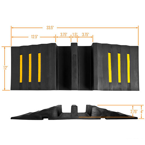 Dual Channel Hose Ramps - 2 1/2