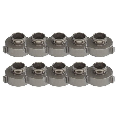 Aluminum 1 1/2" Female NH to 1" Male NPSH (10-Pack)